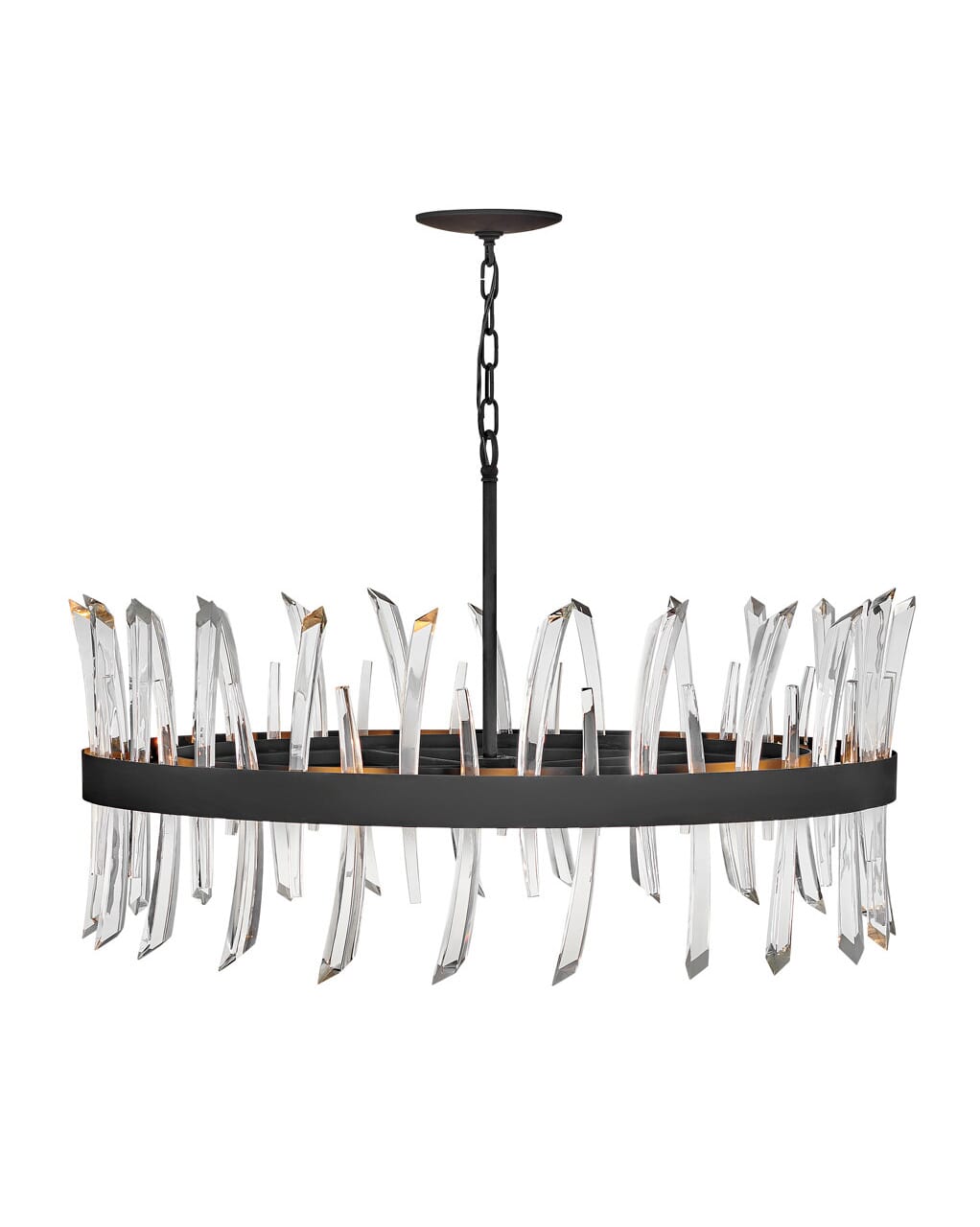 Fredrick Ramond Revel 10-Light Chandelier in Black*