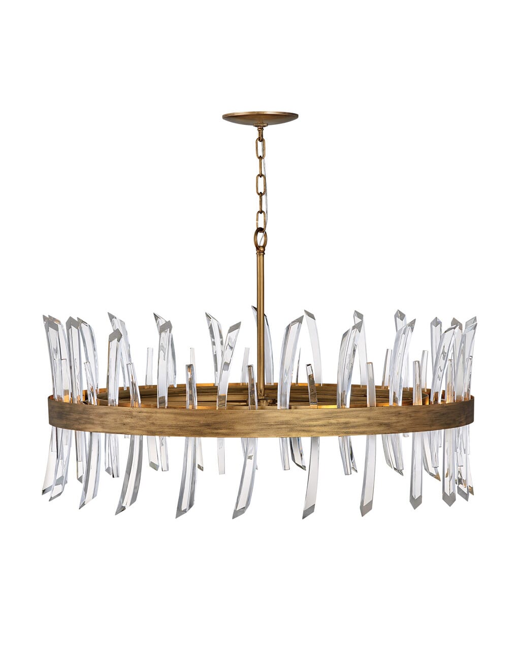 Fredrick Ramond Revel 10-Light Chandelier in Burnished Gold