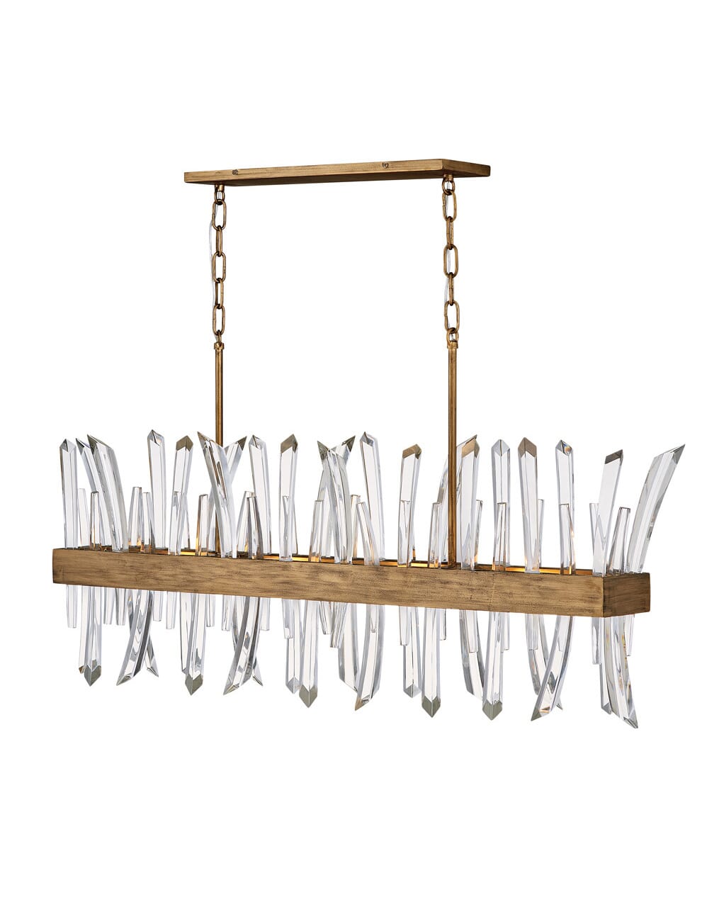 Fredrick Ramond Revel 4-Light Chandelier in Burnished Gold