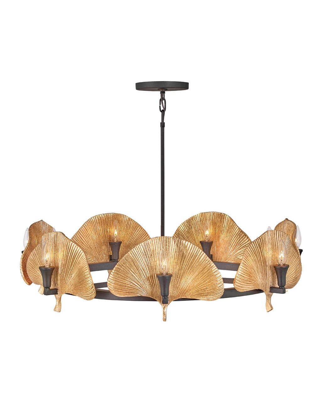 Fredrick Ramond Cera 14-Light Chandelier in Museum Bronze