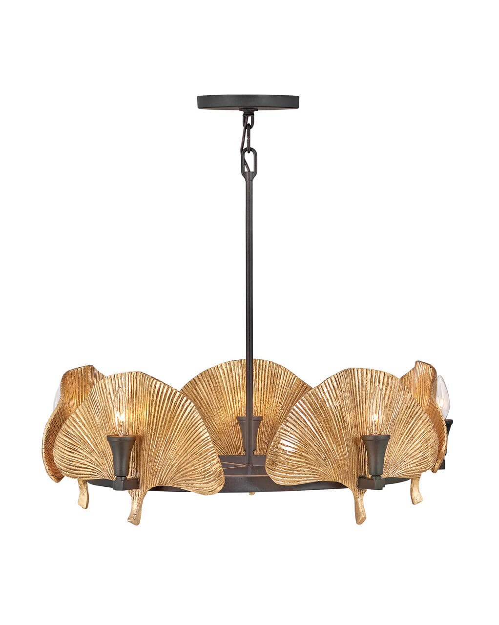 Fredrick Ramond Cera 10-Light Chandelier in Museum Bronze