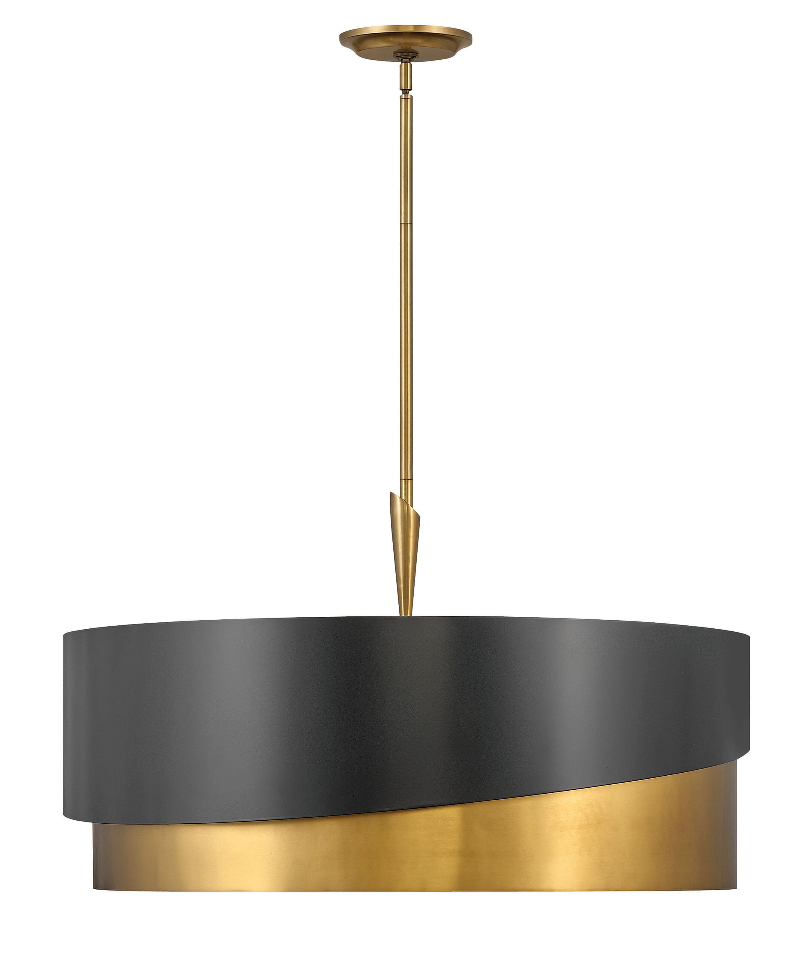 Fredrick Ramond Gigi 8-Light Chandelier in Heritage Brass