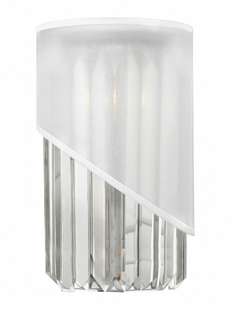 Fredrick Ramond Gigi 1-Light Sconce in Polished Nickel