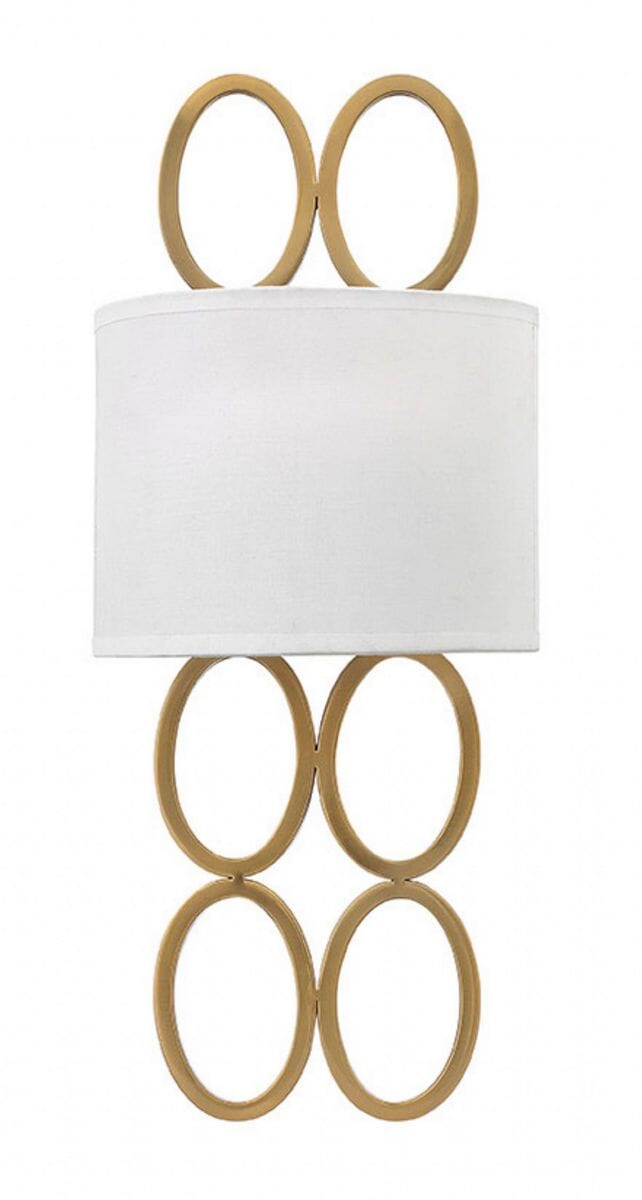 Fredrick Ramond Jules 2-Light 20" Wall Sconce in Brushed Gold