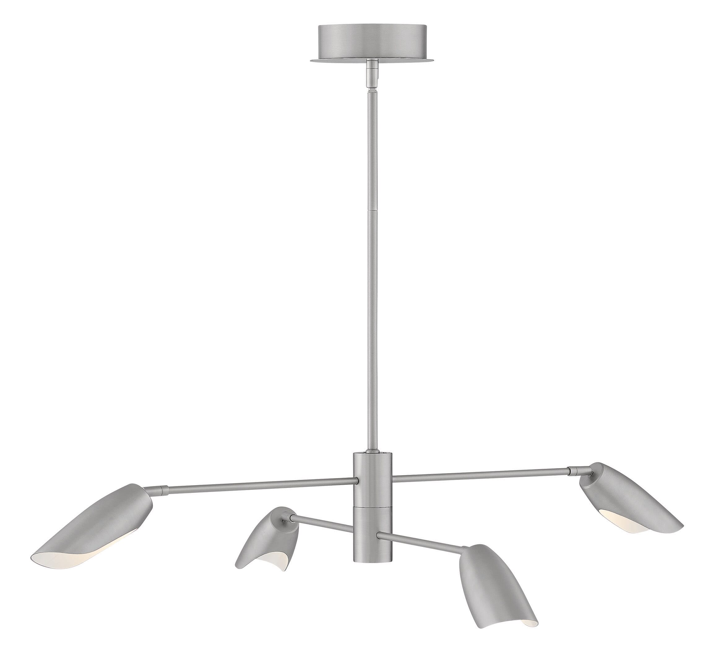 Fredrick Ramond Bowery 4-Light Chandelier in Brushed Nickel*