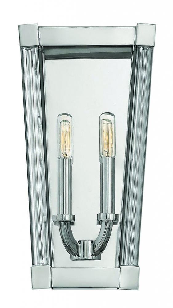 Fredrick Ramond Empire 2-Light Sconce in Polished Nickel