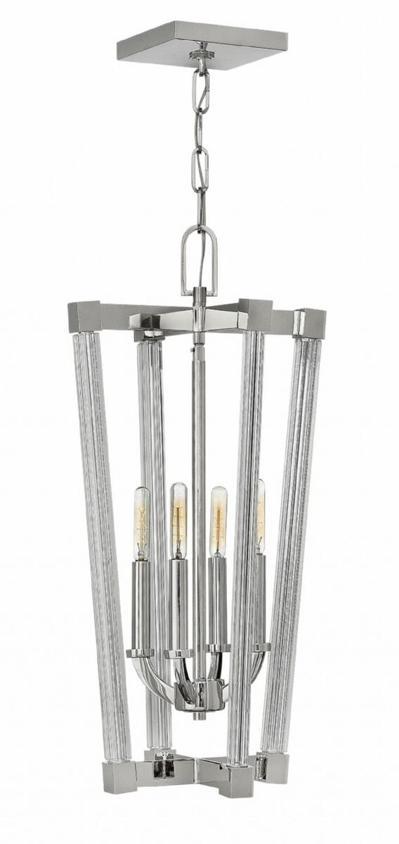 Fredrick Ramond Empire 4-Light Foyer Light in Polished Nickel*