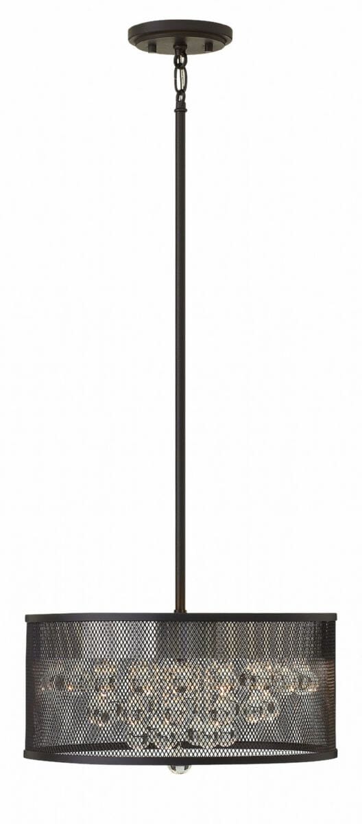 Fredrick Ramond Fiona 4-Light Foyer Light in Black*