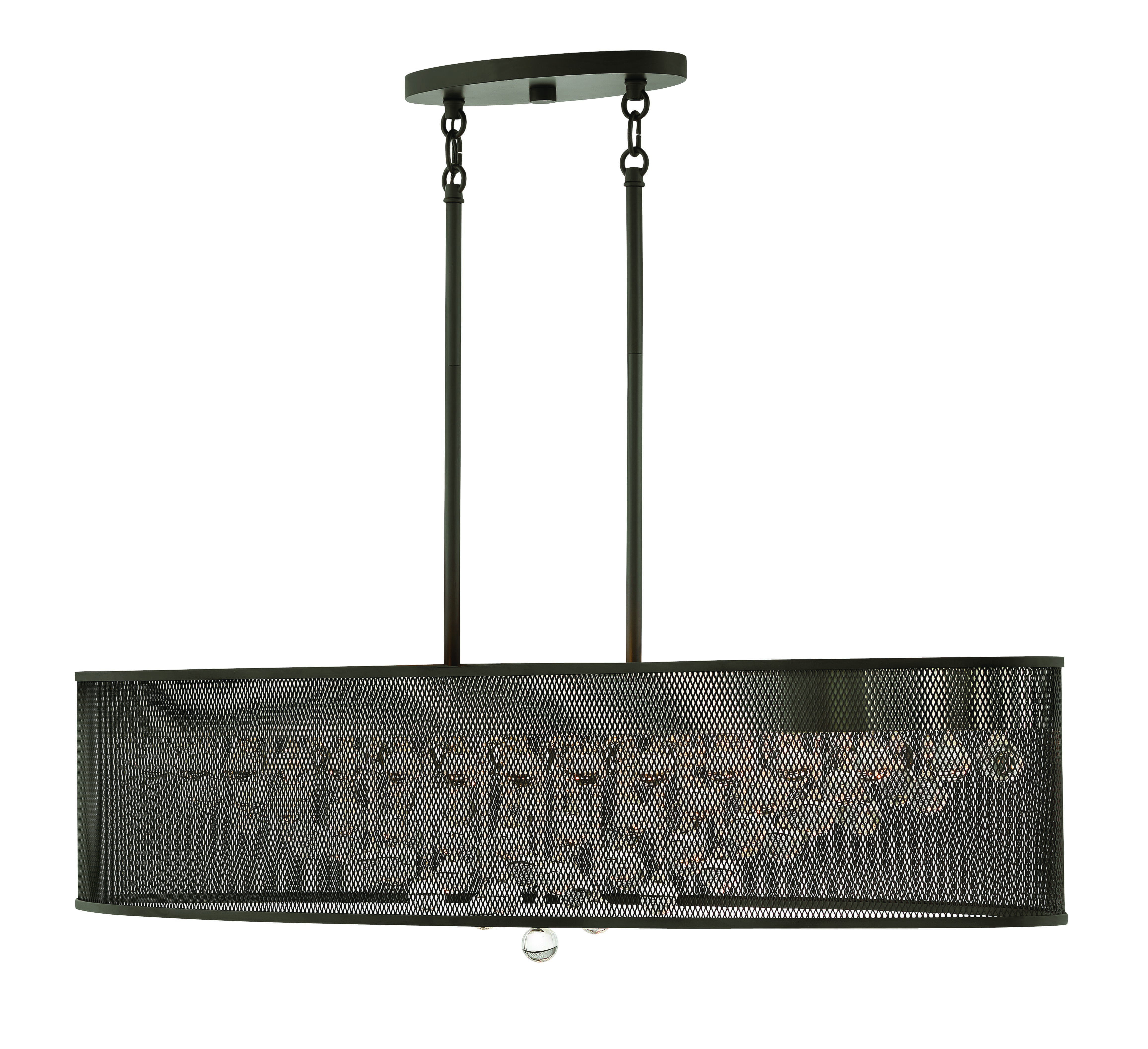 Fredrick Ramond Fiona 8-Light Chandelier in Black*