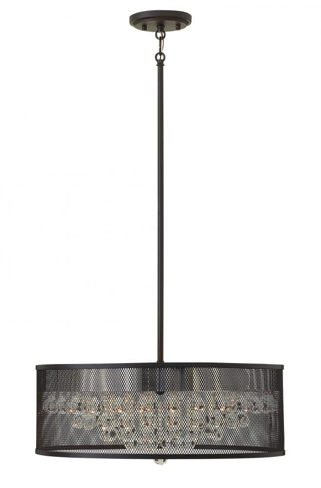 Fredrick Ramond Fiona 5-Light Foyer Light in Black*