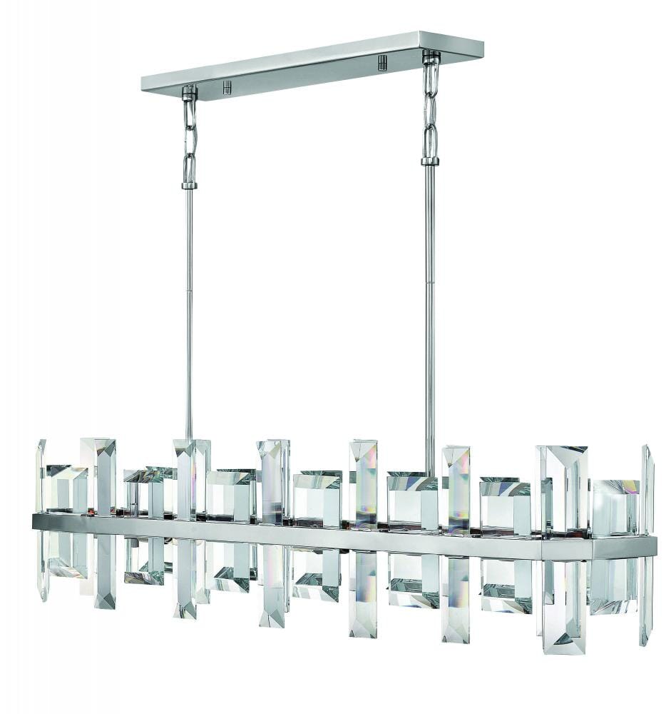 Fredrick Ramond Odette 8-Light Chandelier in Polished Nickel*