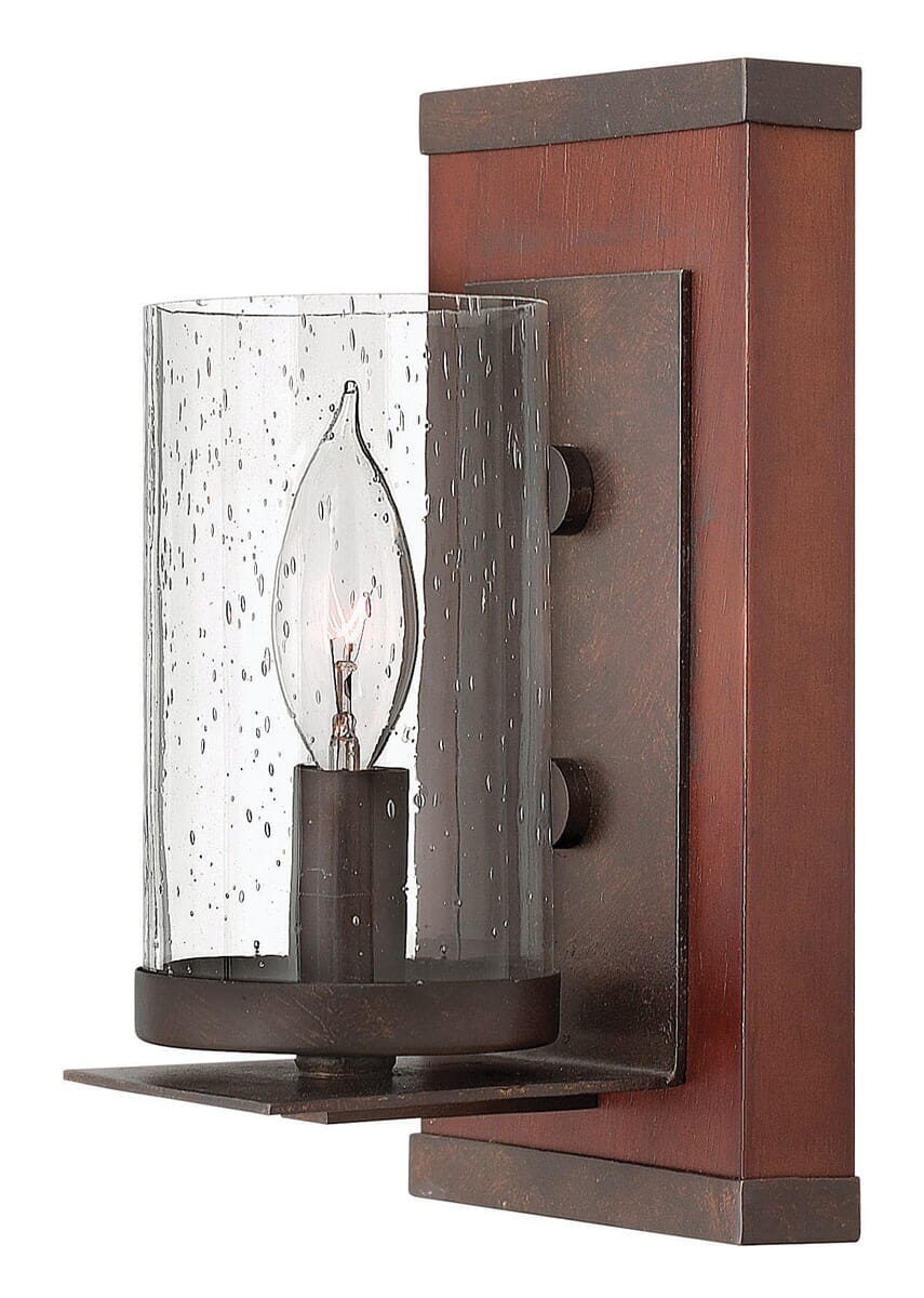 Fredrick Ramond Jasper 1-Light Sconce in Rustic Iron