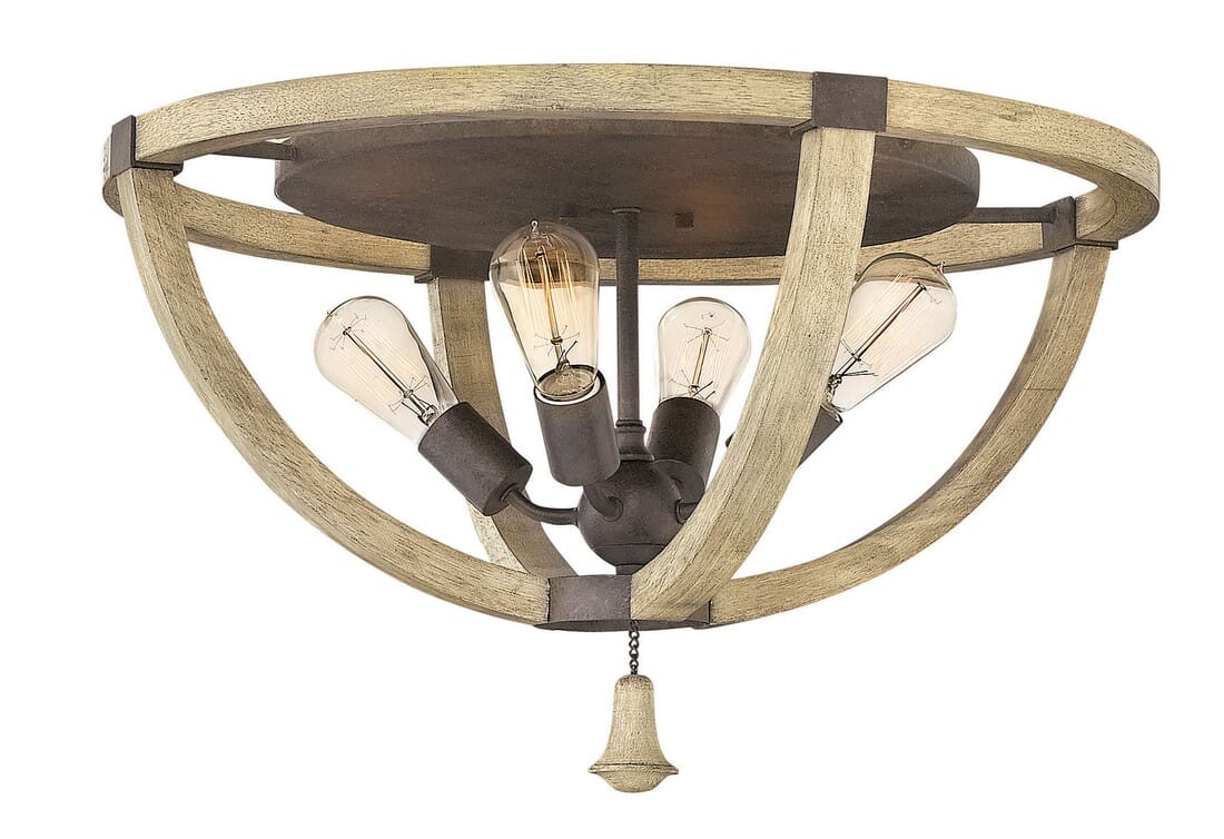 Fredrick Ramond Middlefield 4-Light Ceiling Light in Iron Rust