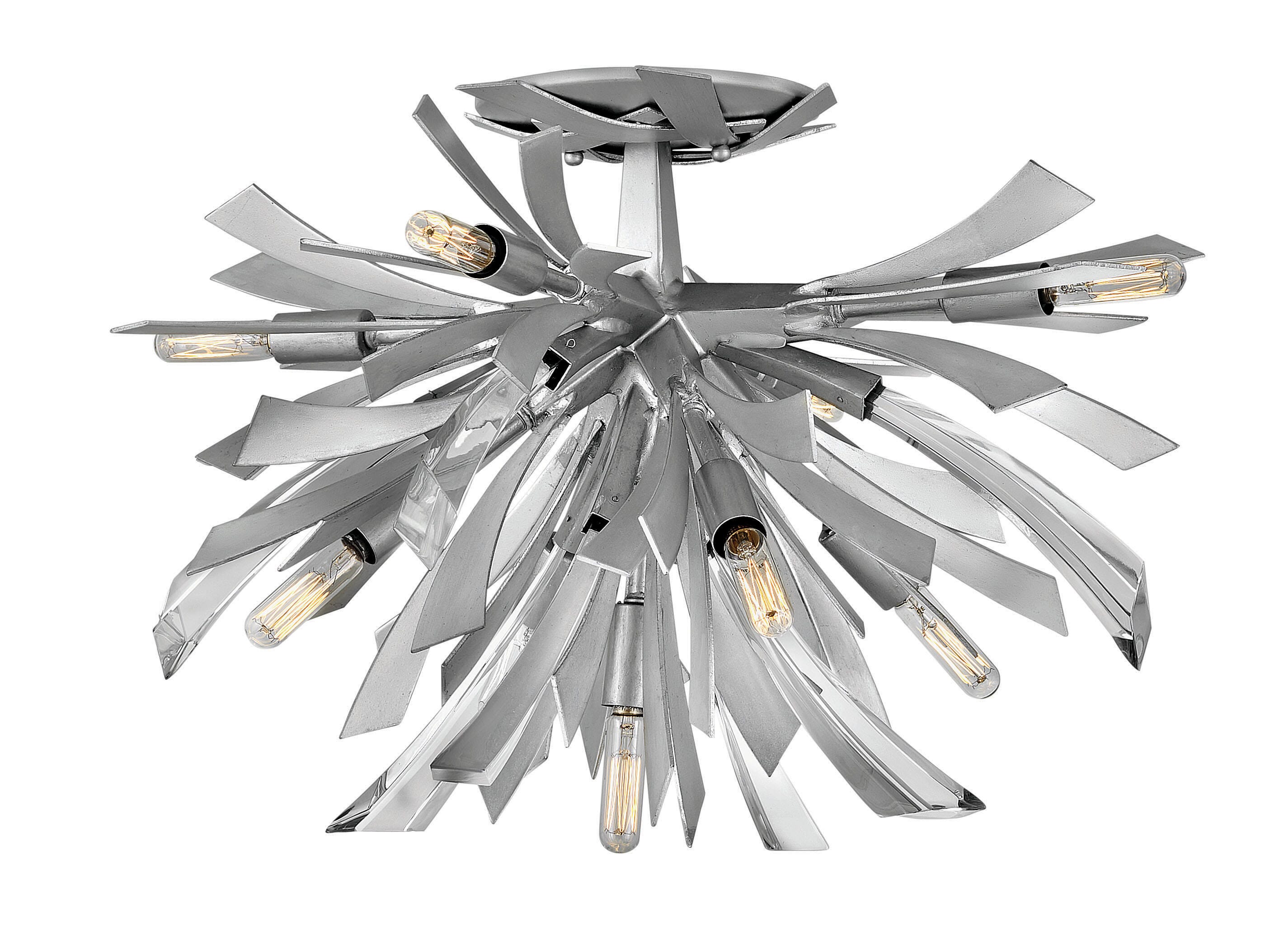 Fredrick Ramond Vida 9-Light Ceiling Light in Glacial