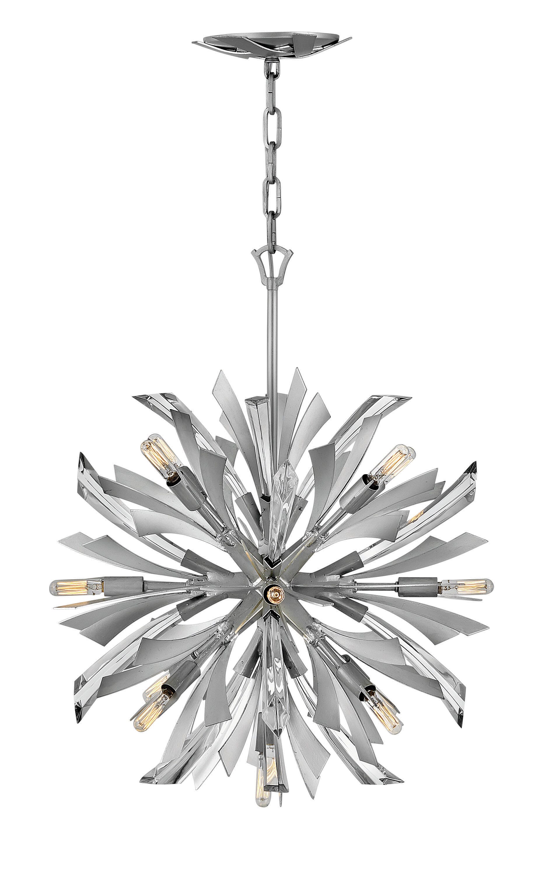 Fredrick Ramond Vida 13-Light Chandelier in Glacial