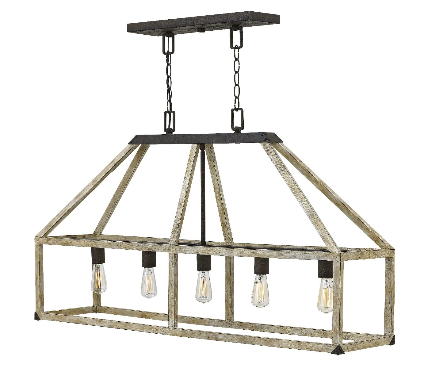 Fredrick Ramond Emilie 5-Light Chandelier in Iron Rust