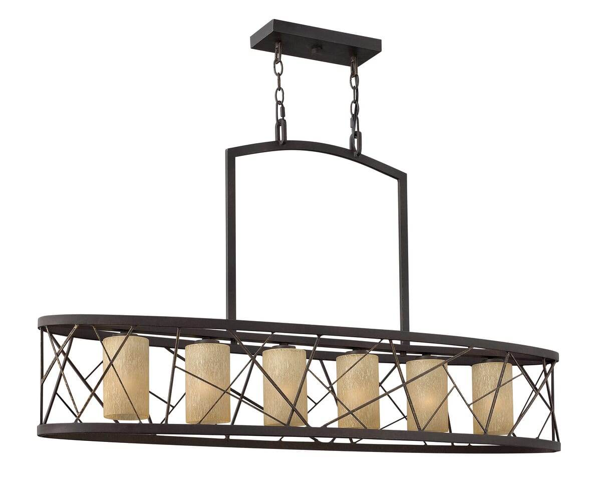 Fredrick Ramond Nest 6-Light Chandelier in Oil Rubbed Bronze*