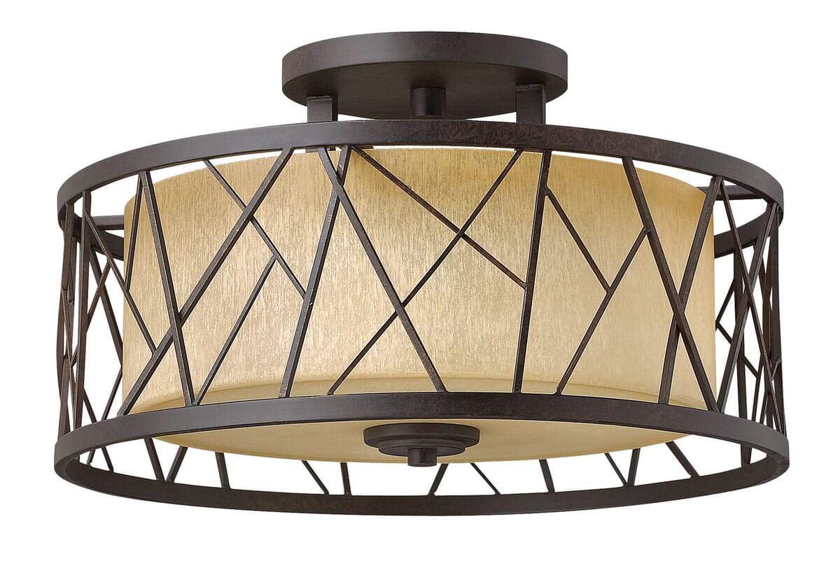 Fredrick Ramond Nest 3-Light Ceiling Light in Oil Rubbed Bronze