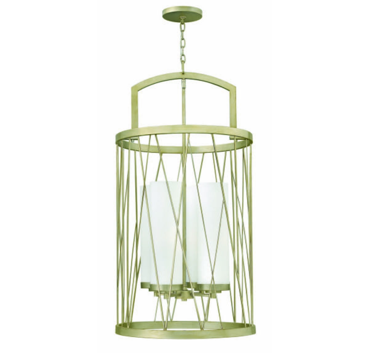 Fredrick Ramond Nest 4-Light Single Tier Foyer in Silver Leaf