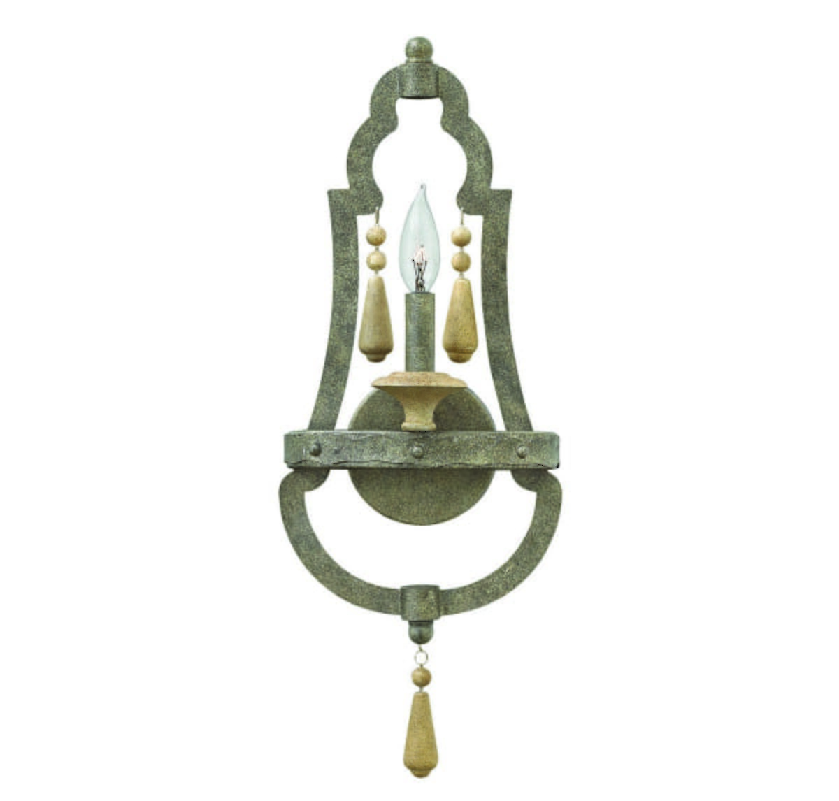 Fredrick Ramond Cordoba 23" Wall Sconce in Distressed Iron