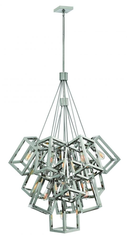 Fredrick Ramond Ensemble 13-Light Foyer Light in Polished Nickel*