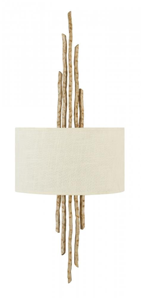 Fredrick Ramond Spyre 2-Light 27" Wall Sconce in Champagne Gold