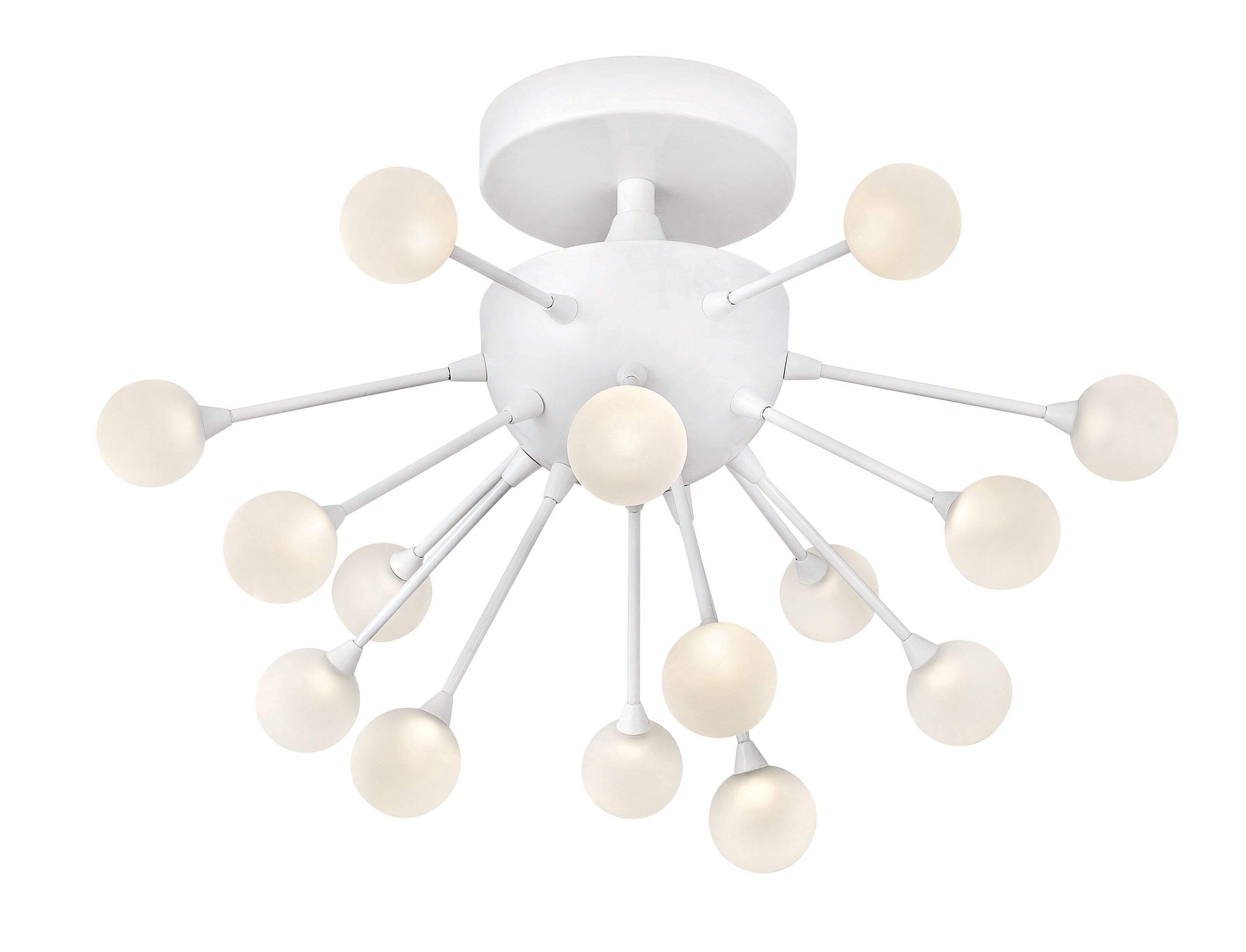 Fredrick Ramond Impulse 15-Light Ceiling Light in Cloud