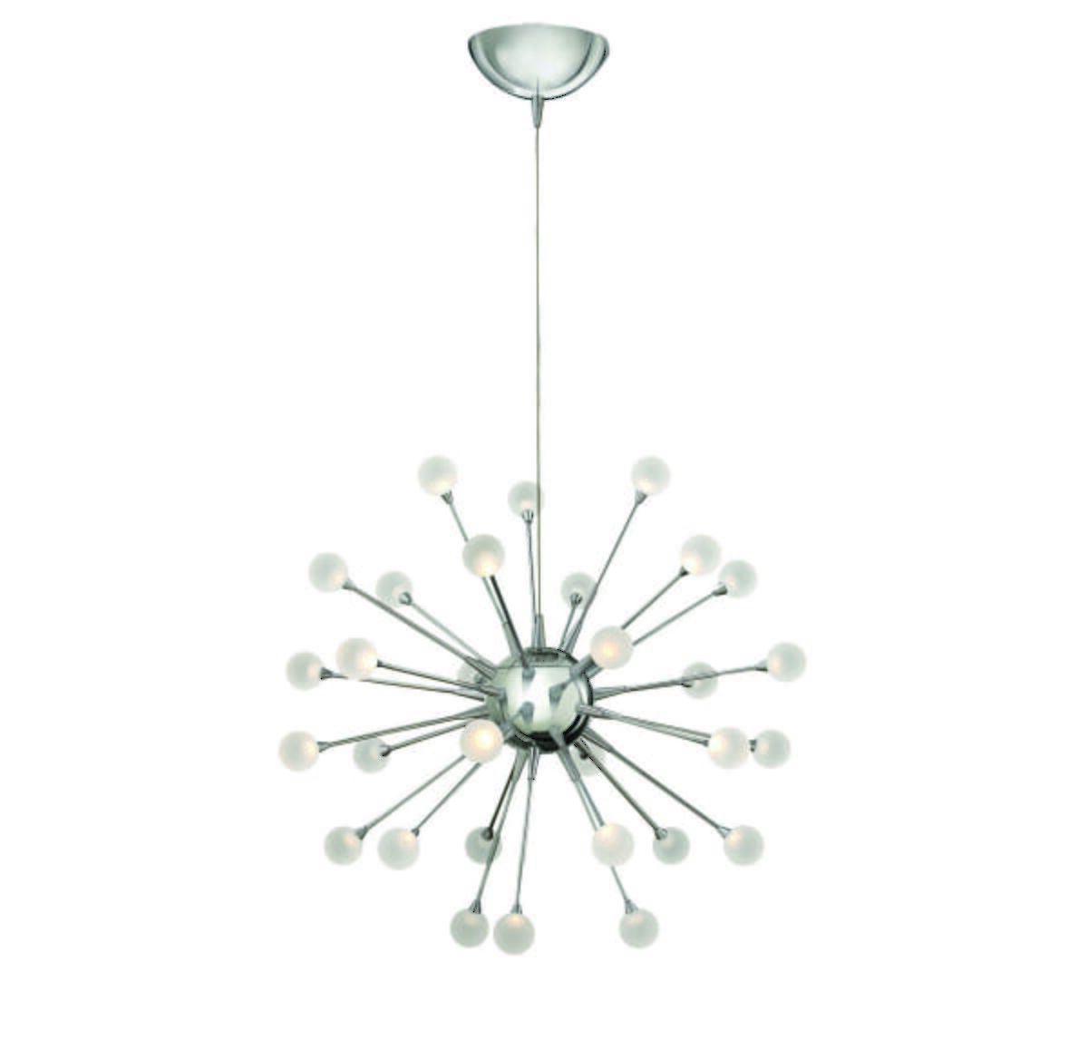 Fredrick Ramond Impulse 30-Light Chandelier in Polished Chrome*