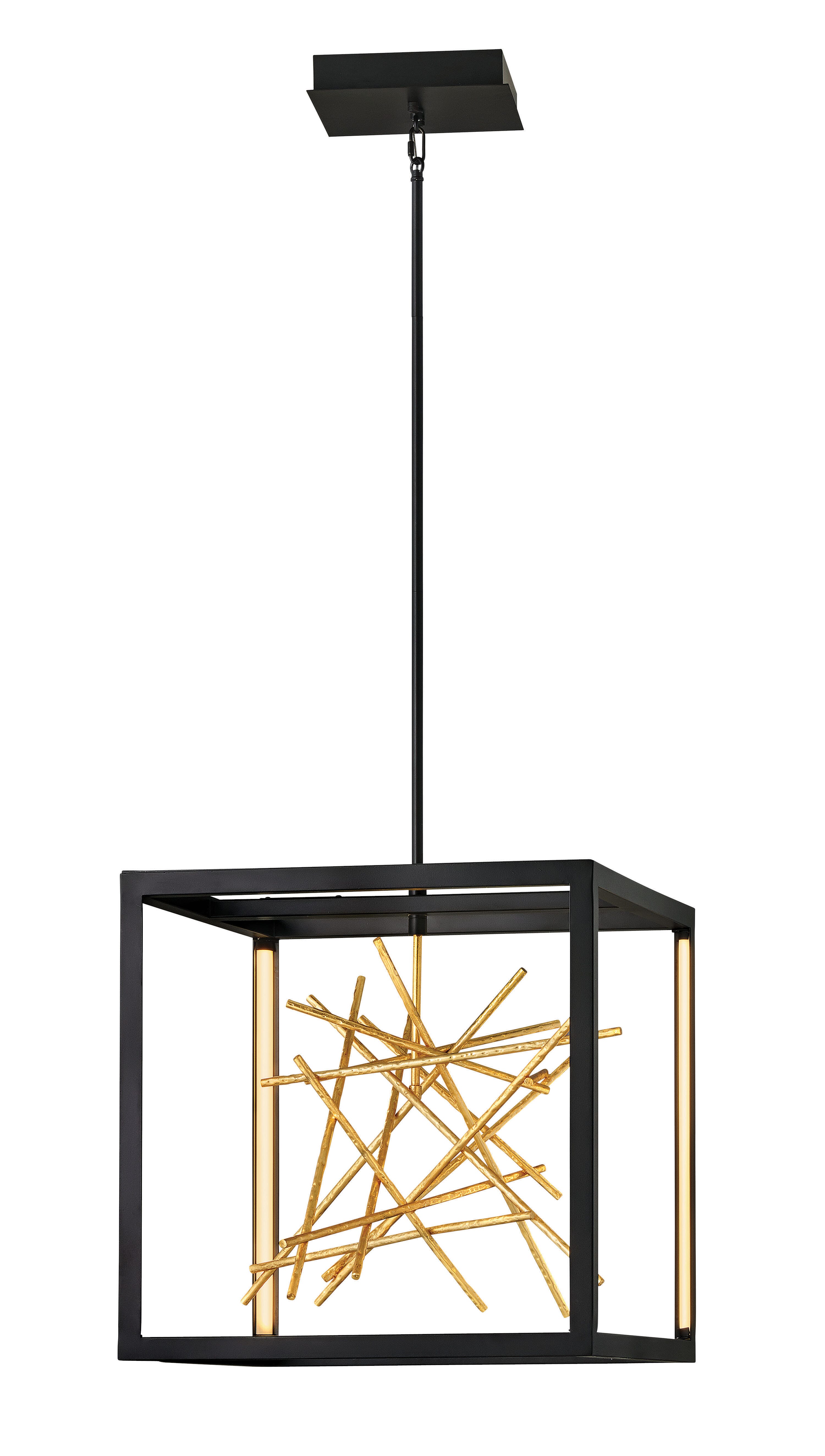 Fredrick Ramond Styx LED 21" Pendant Light in Black*