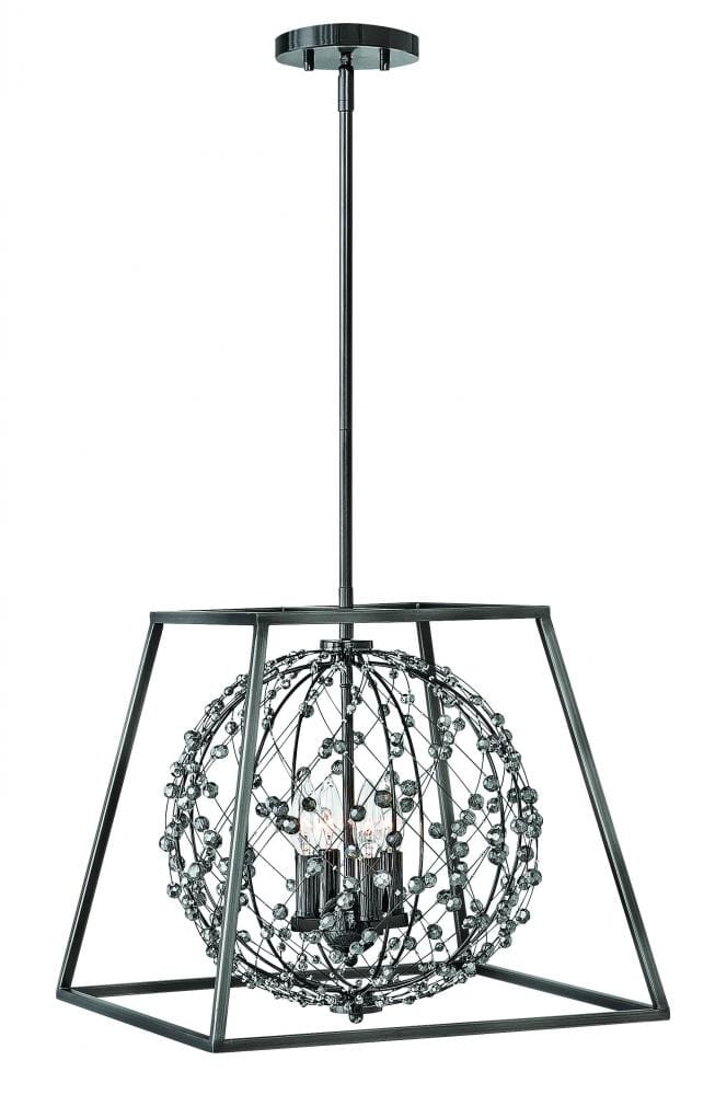 Fredrick Ramond Artemis 4-Light Stem Hung Pendant in Antique Nickel