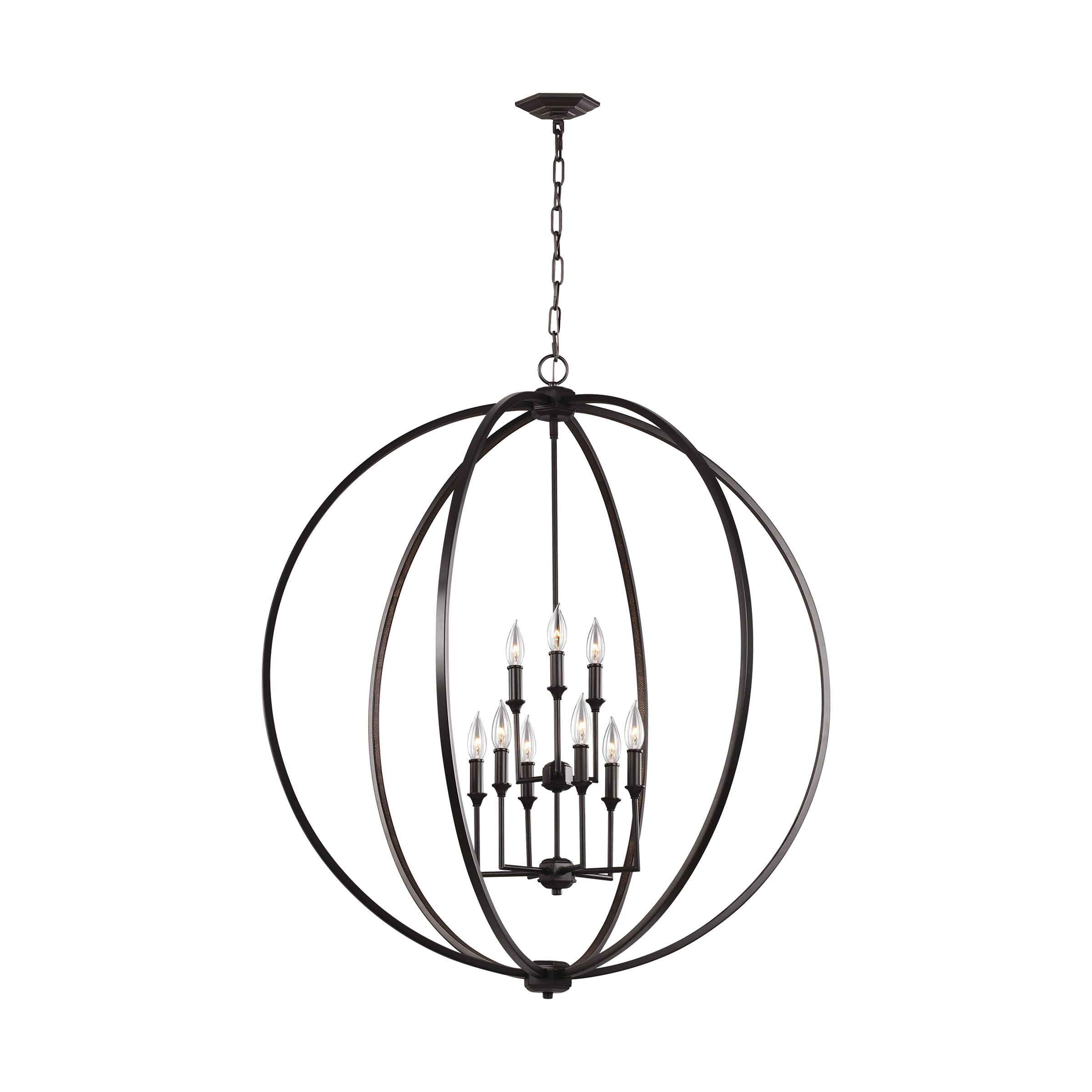 Feiss Corinne 9-Light Chandelier in Oil Rubbed Bronze