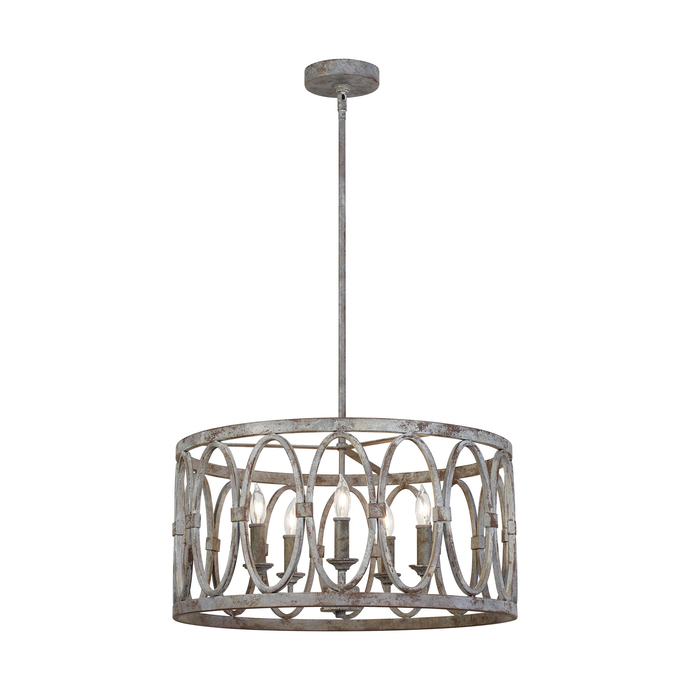 Feiss Patrice 5-Light Chandelier in Deep Abyss