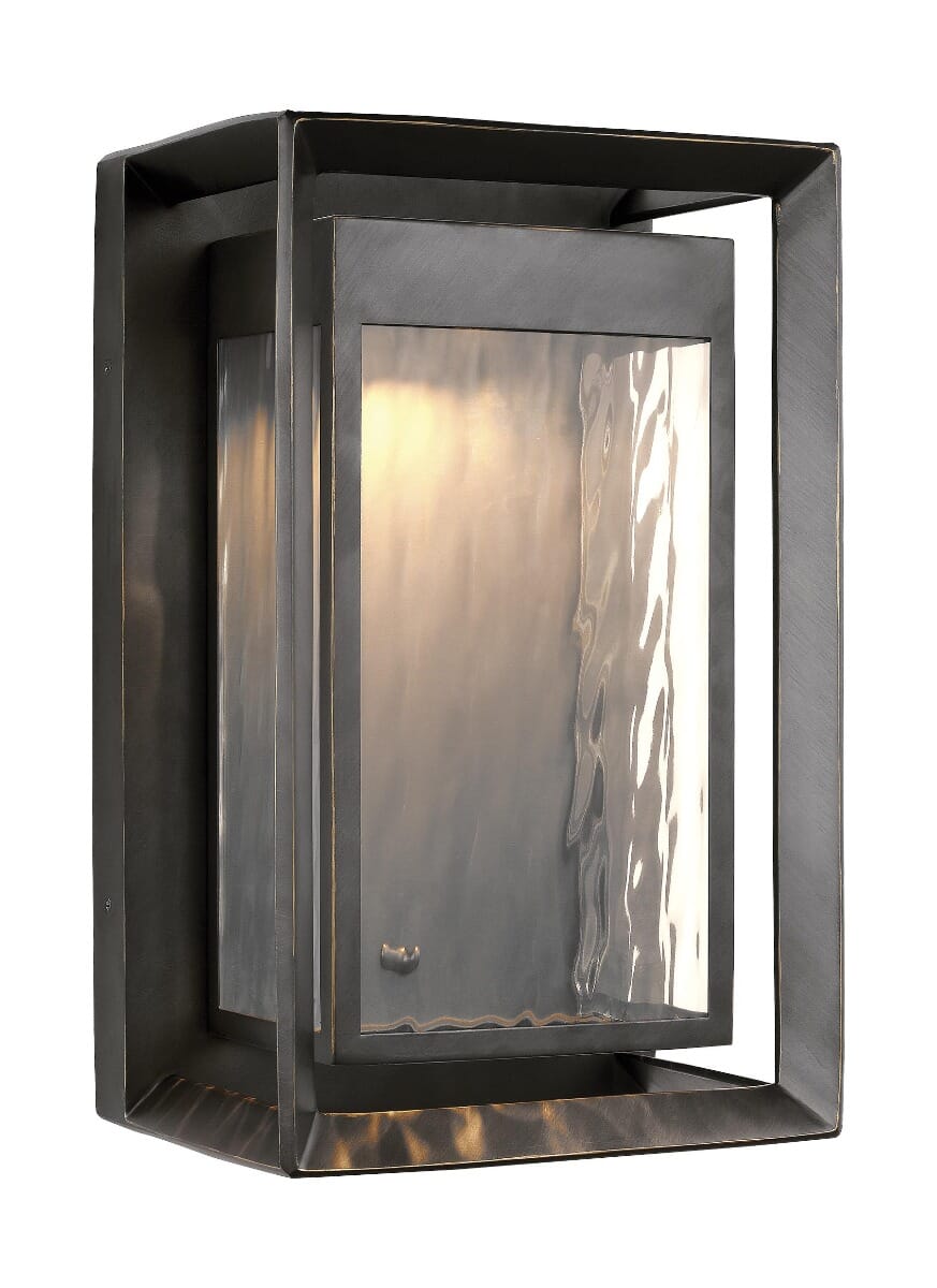 Feiss Urbandale 16" Outdoor LED Wall Lantern in Antique Bronze