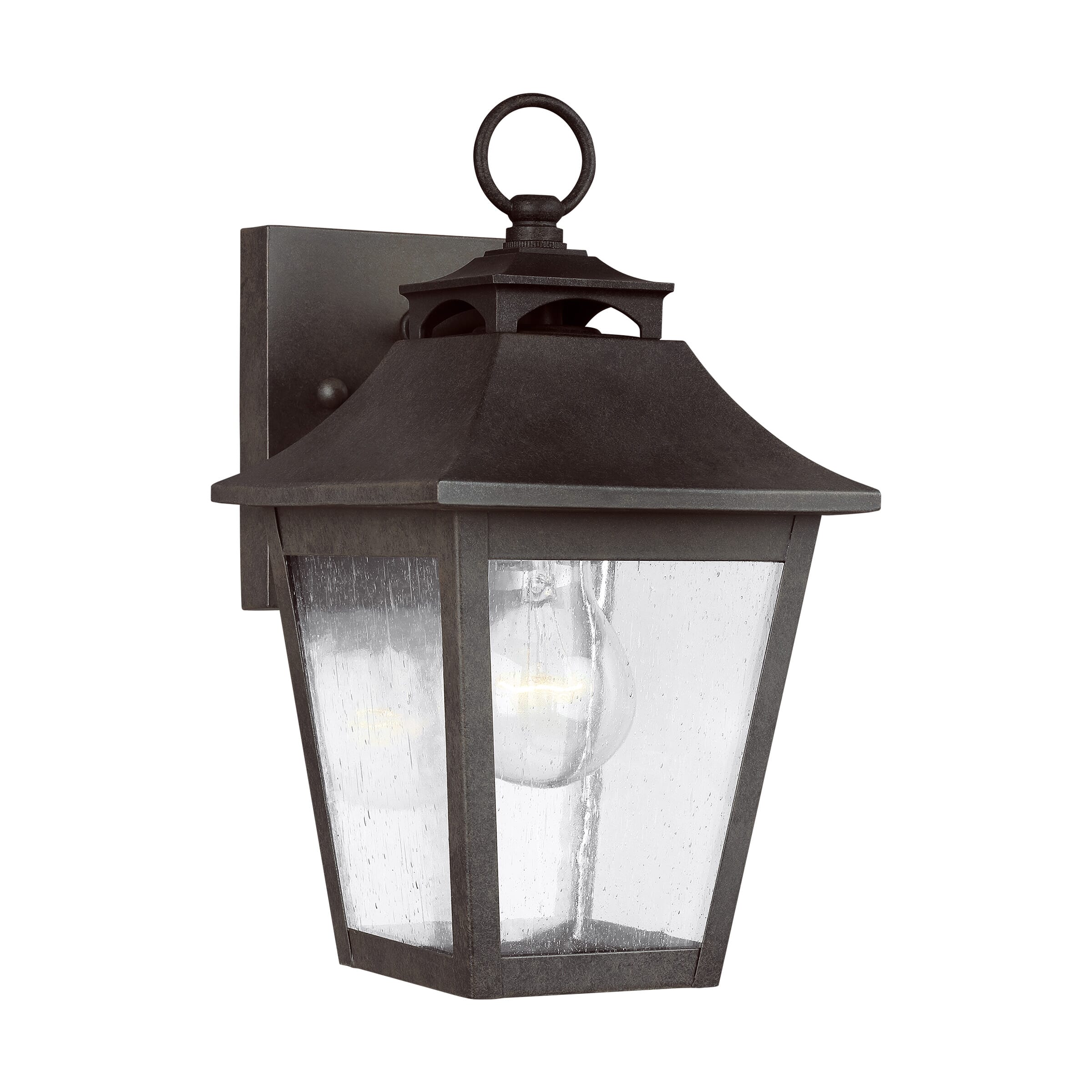 Feiss Galena 1-Light 6" Outdoor Wall Light in Sable