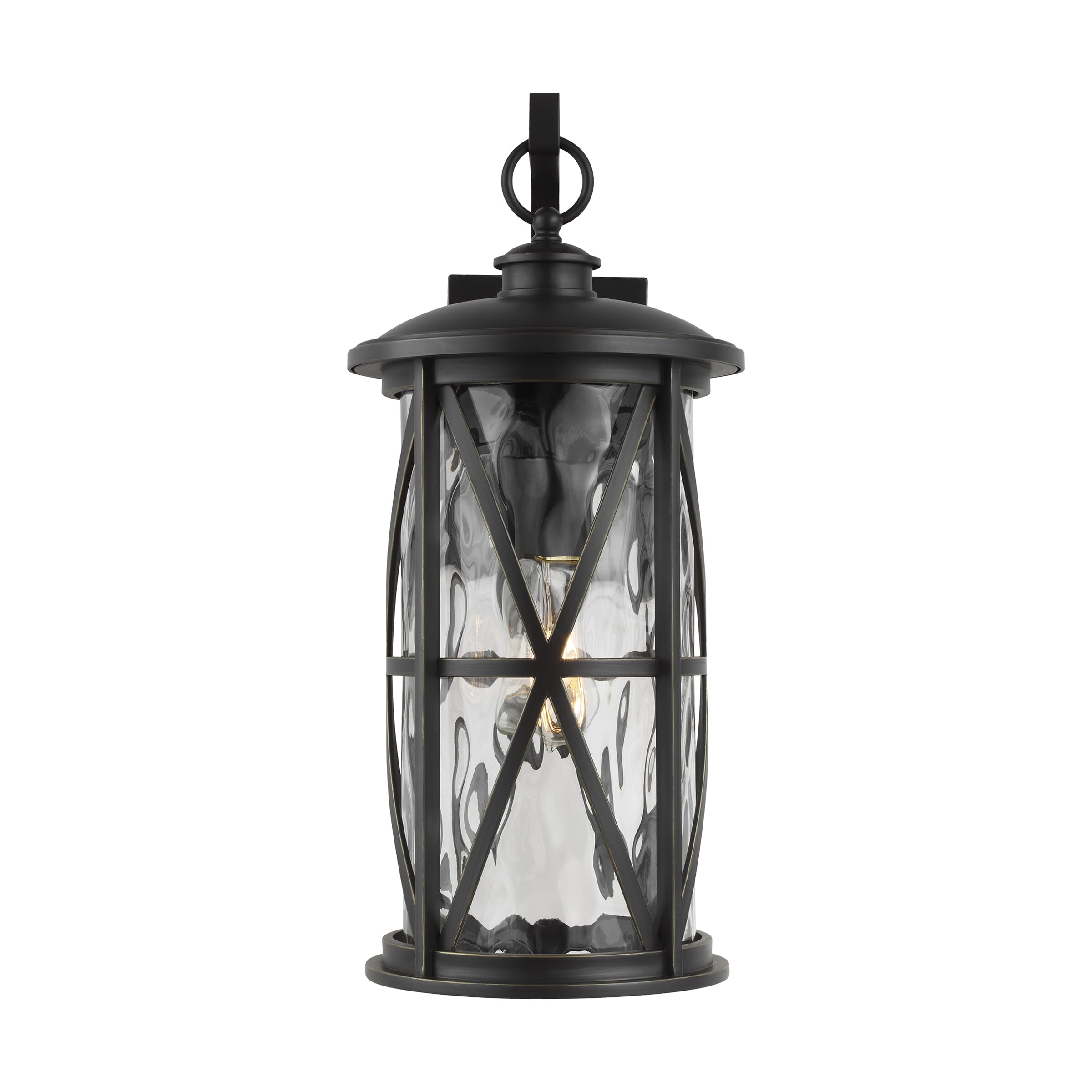 Feiss Millbrooke 19.25" 1-Light Outdoor Wall Lantern in Antique Bronze