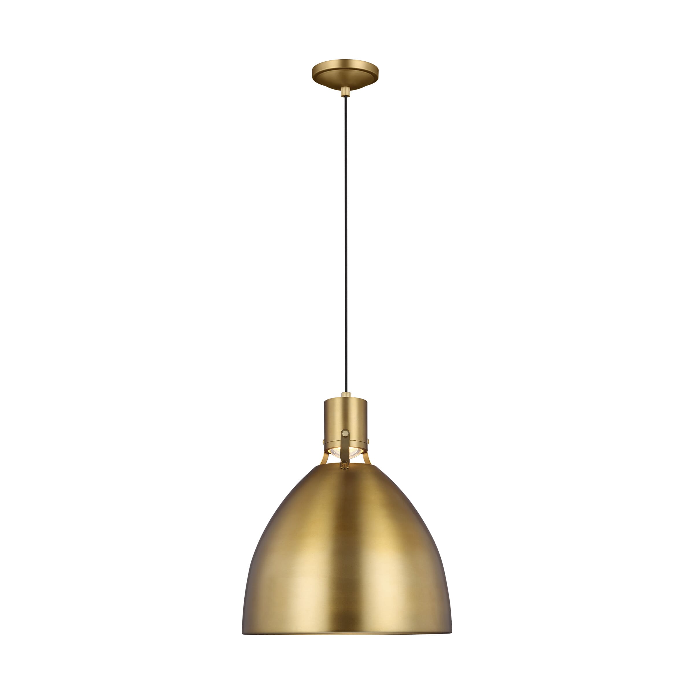 Feiss Brynne Pendant Light in Burnished Brass