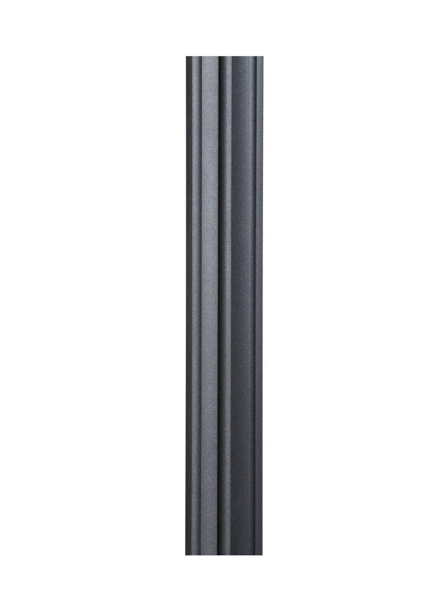 Feiss 7' Outdoor Lantern Post in Black Finish