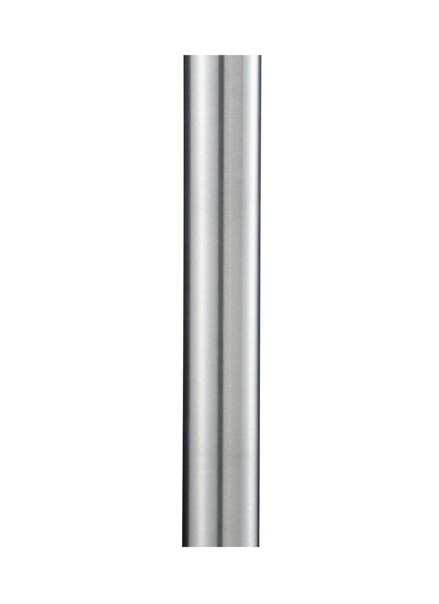 Feiss 7' Outdoor Lantern Post in Brushed Aluminum Finish