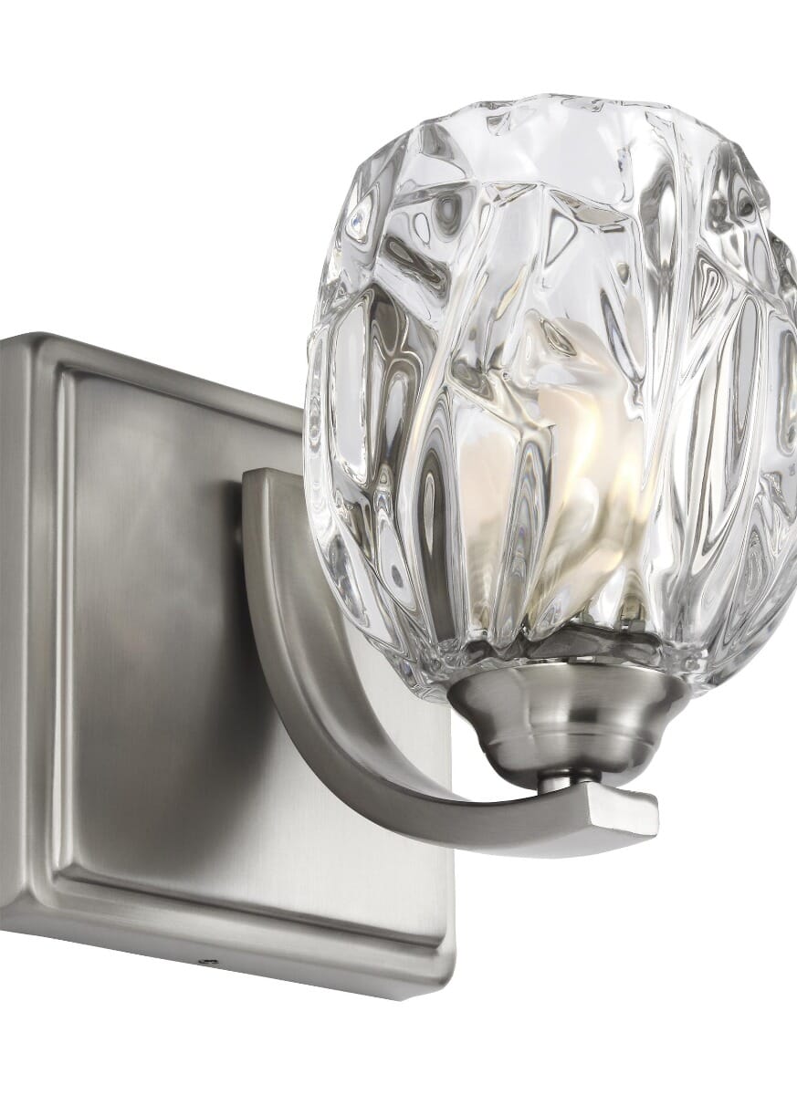 Feiss Kalli 6" Wall Sconce in Satin Nickel