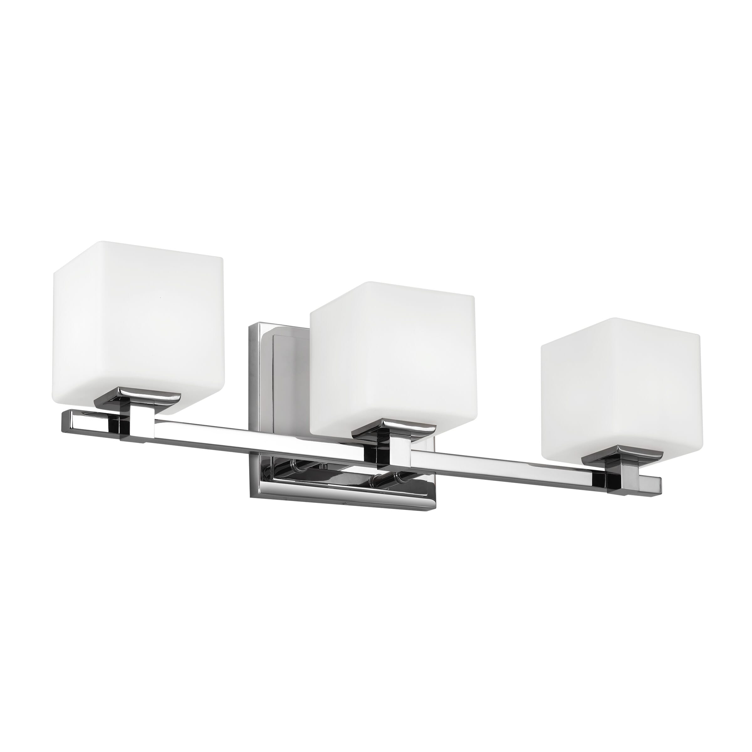 Feiss Sutton 3-Light Bathroom Vanity Light in Chrome