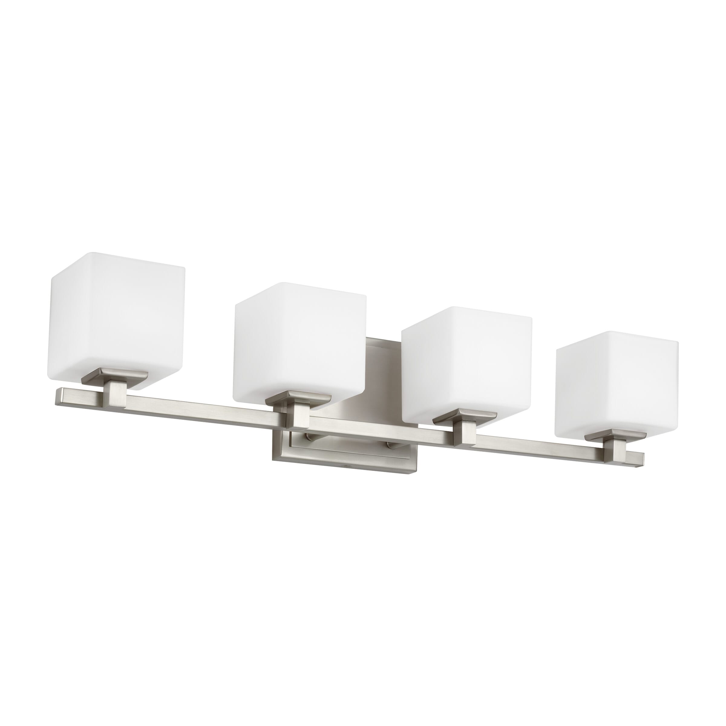 Feiss Sutton 4-Light Bathroom Vanity Light in Satin Nickel