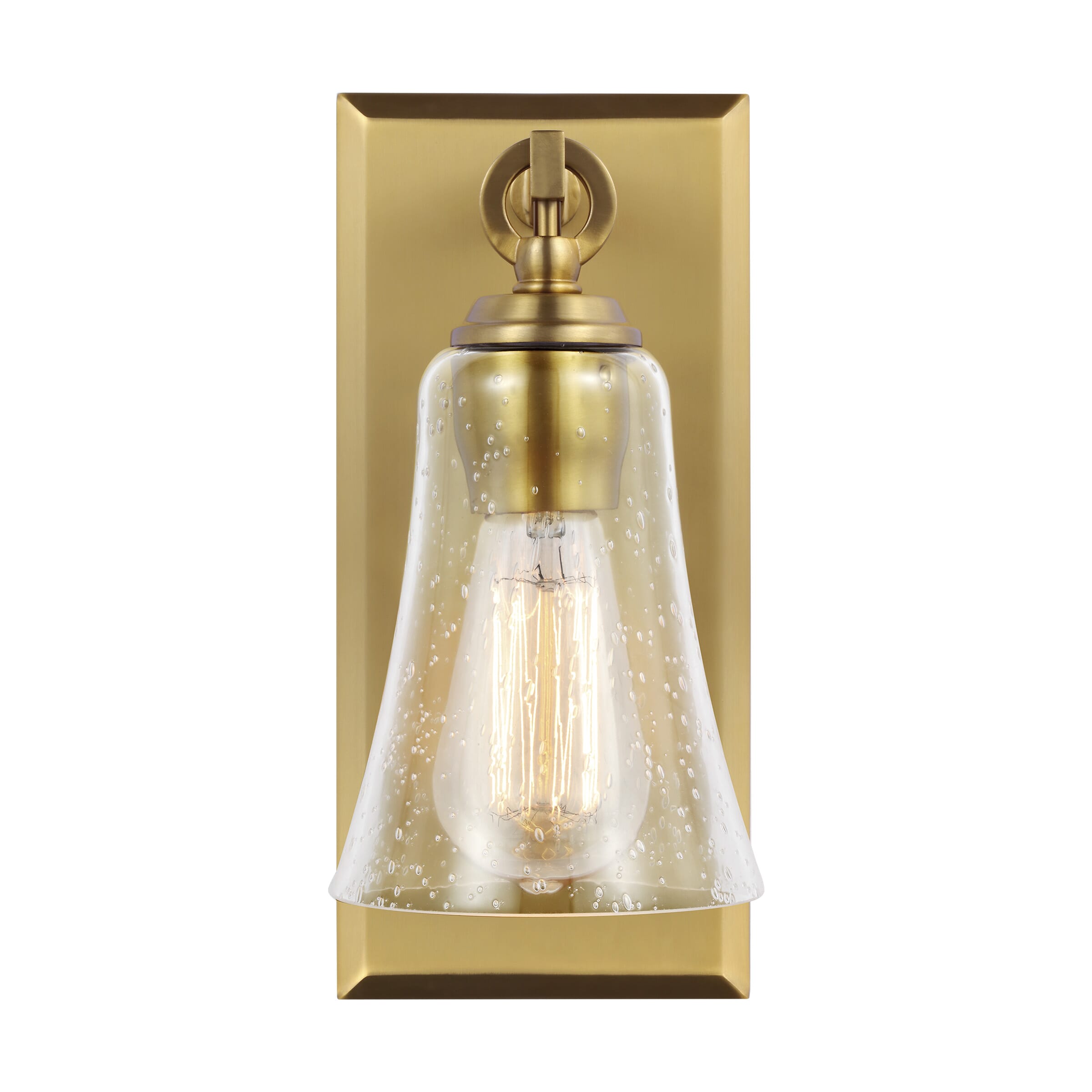 Feiss Monterro 11" Wall Sconce in Burnished Brass