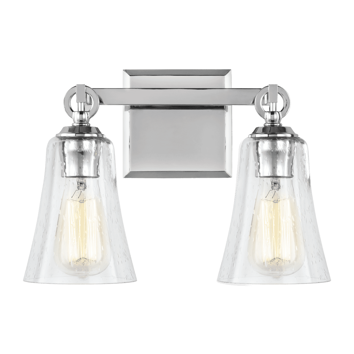 Feiss Monterro 2-Light Bathroom Vanity Light in Chrome