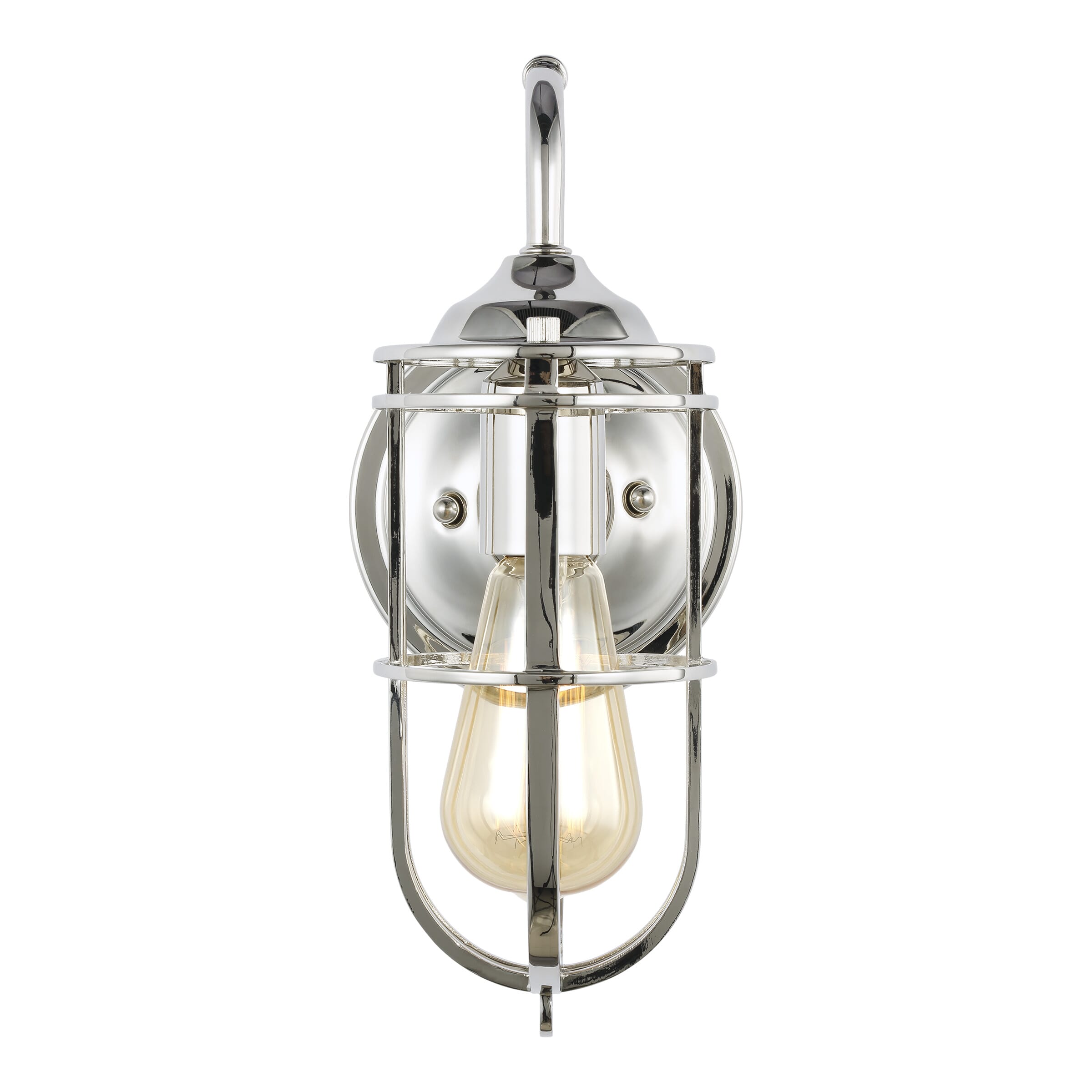 Feiss Urban Renewal 12" Bathroom Vanity Light in Polished Nickel