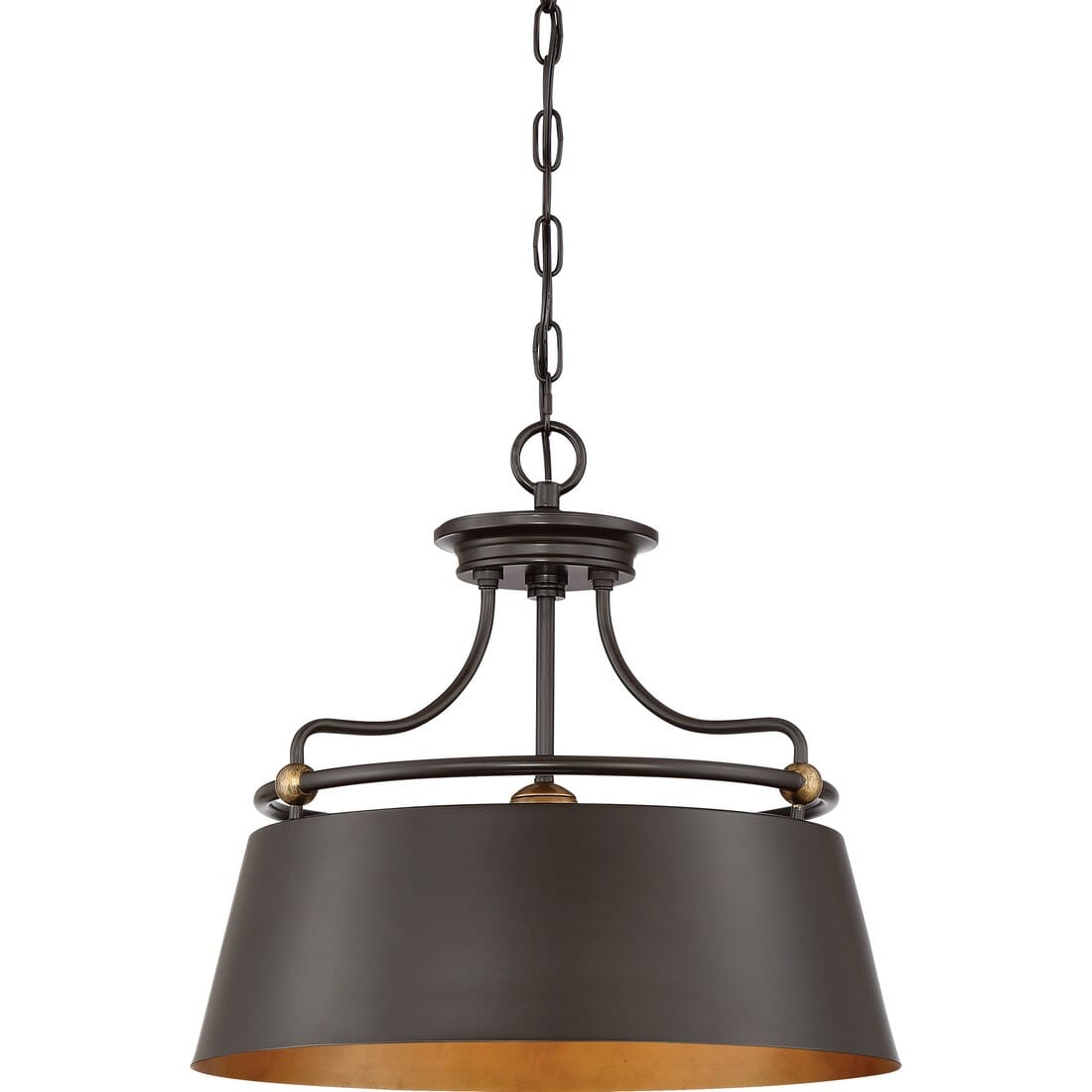 Quoizel Fairview 3-Light 18" Pendant Light in Western Bronze