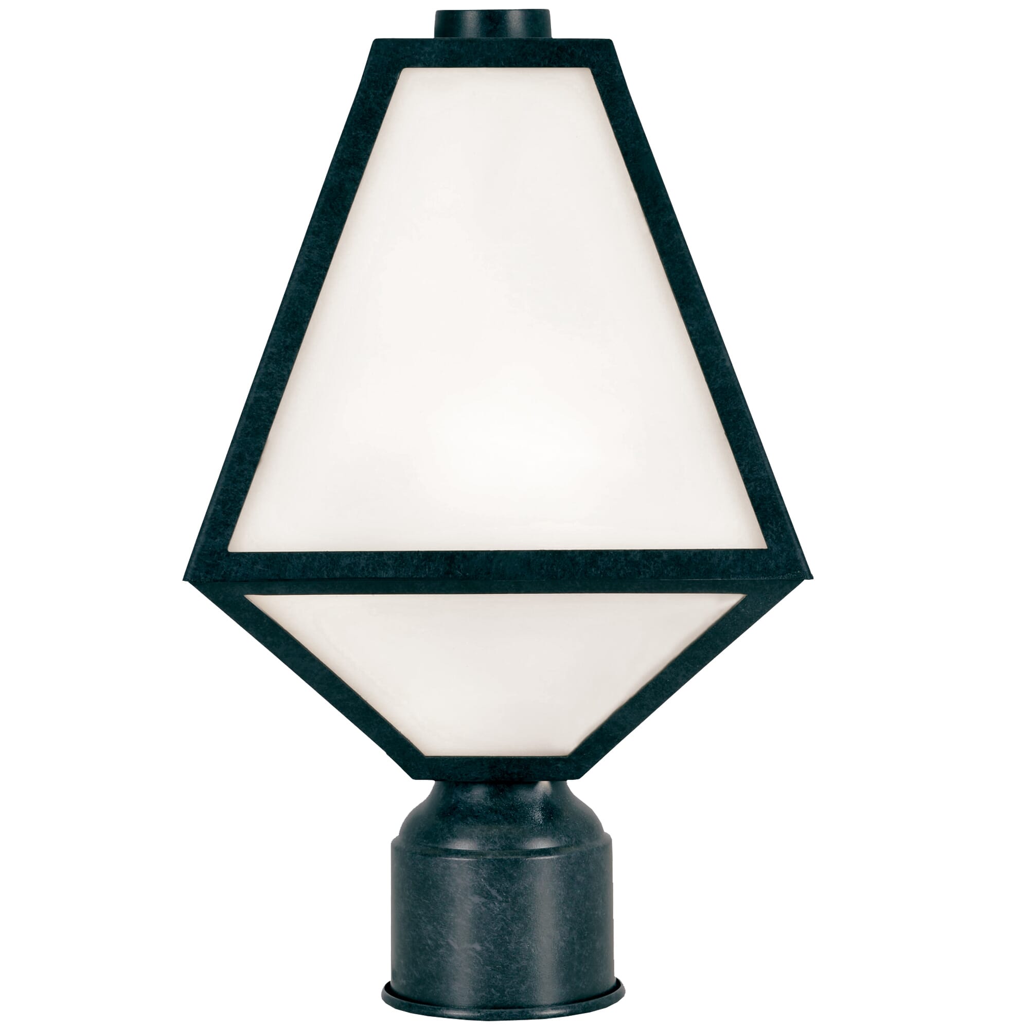 Brian Patrick Flynn for Crystorama Glacier 14" Outdoor Post Light in Black Charcoal