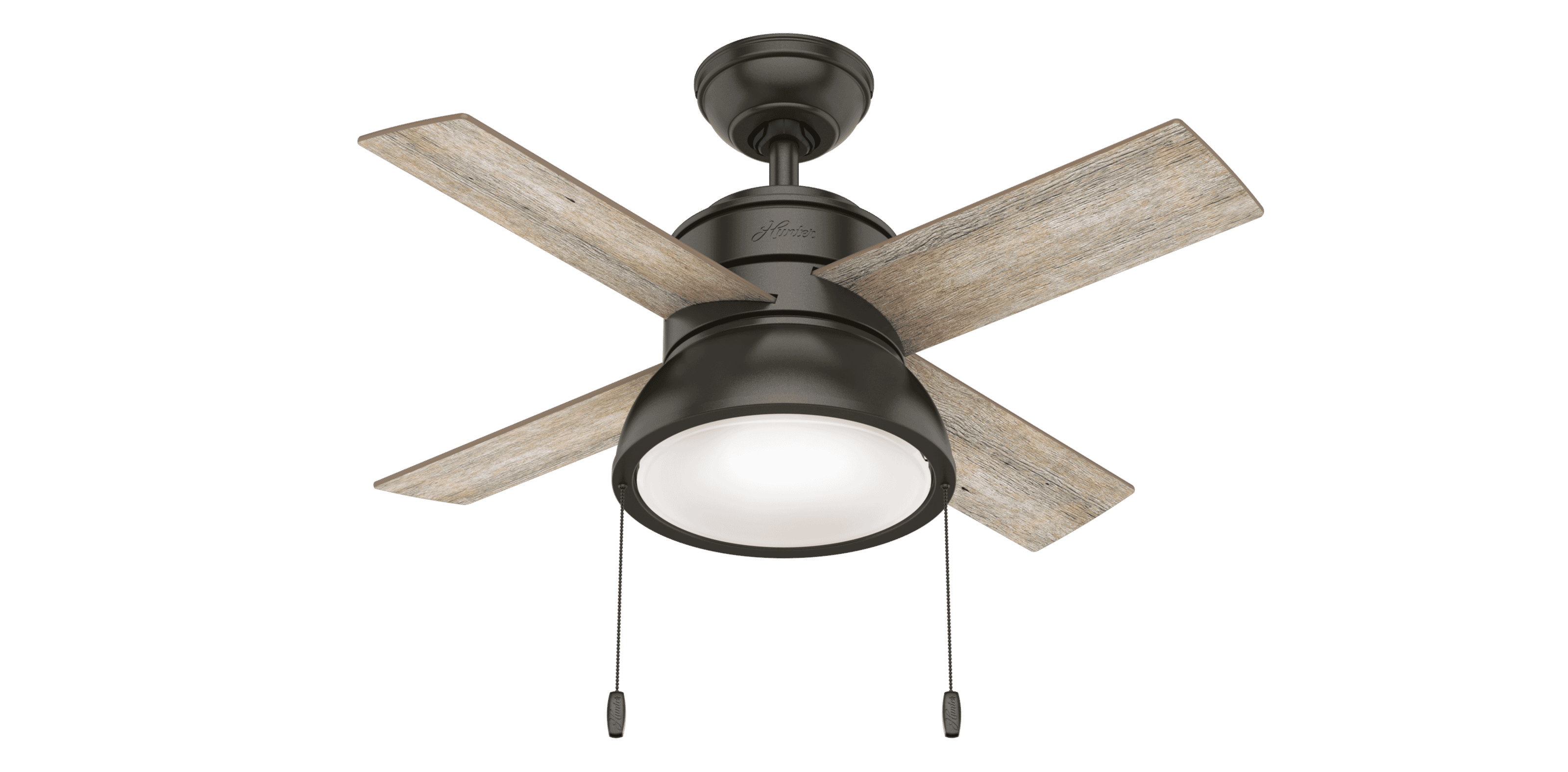 Hunter LOKI 2-Light 36" Indoor Ceiling Fan in Noble Bronze