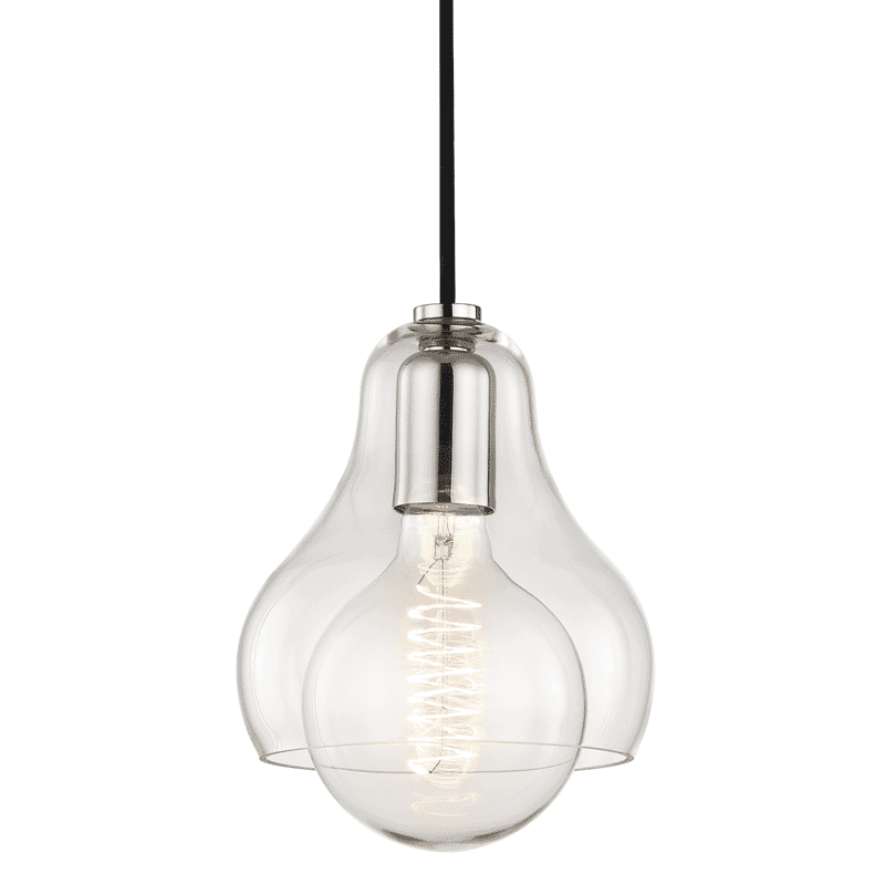 Mitzi Sadie 9" Pendant Light in Polished Nickel