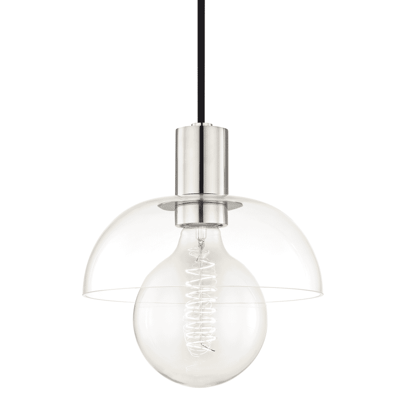 Mitzi Kyla 9" Pendant Light in Polished Nickel