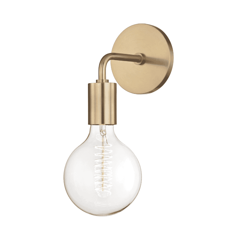 Mitzi Ava 12" Wall Sconce in Aged Brass